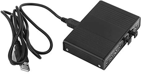 Kafuty USB Sound Card,External Digital Optical SPDIF Audio Output Adapter for PC,6 Channel Sound Card Plug and Play No Drivers Needed