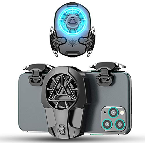 Newseego PUBG Mobile Controller - Game Fan Gaming Trigger With Phone Cooling Fan, Best Shooting Partner for Call of Duty Black - Gamepad Joystick With Radiator