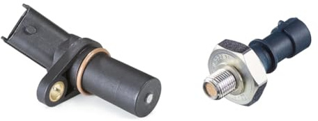 HELLA 6PU 009 121-221 Impulsgeber, Kurbelwelle - 2-polig - mit Dichtung - ohne Kabel & 6ZL 008 780-011 Öldruckschalter - 12V - Anschlussanzahl: 1 - Öffner