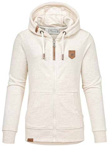 REPUBLIX Damen Sweatjacke Hoodie Sweatshirt Pullover Zipper Jacke RD-020