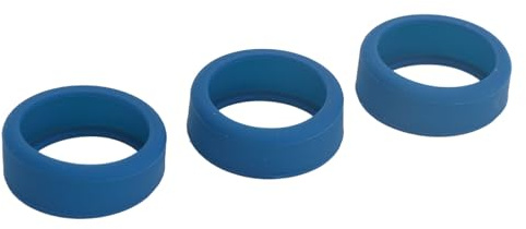 Asixxsix Protectores de Anillo de Silicona, 3 Fundas de Anillo de Silicona, Cubierta de Anillo Inteligente Resistente a los Arañazos para Hacer Ejercicio, Tareas Domésticas (S)