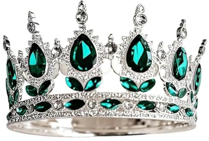 Generisch Vintage Tiara Krone Für Frauen Strass Hochzeit Glitzernde Braut Diadem Haarschmuck Ideal Für Hochzeiten Verlobungen Und Besondere Anlässe