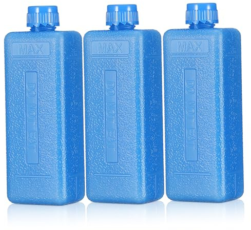 Ciieeo Lot de 8 Pains de Glace Réutilisables Petits pour Climatiseur, Blocs Réfrigérants Isothermes en Plastique, pour Boîtes à Lunch, Maison et Camping, Maintien Frais