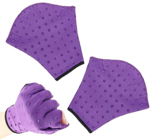 Simhandskar webbed, badhandskar Webed Aquatic Water Gloves | Neopren simtillbehör med handledsrem, dykutrustning för barn vuxna