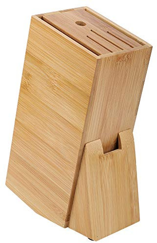 Knife Holder Knife Rack Natural Materials Bamboo Knife Stand Block Wood Kitchen Knife Holder for Home Kitchen