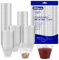 ReliMedPro Vasos desechables graduados de plástico para medicamentos, paquete a granel de 300, taza medidora de 1 onza para medicamentos líquidos, pintura, epoxi, pastillas y resina (300)