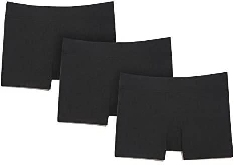KNIX Super Leakproof Dream Short - Period Underwear for Women - Machine Washable, Reusable - Black, Medium (3 Pack)