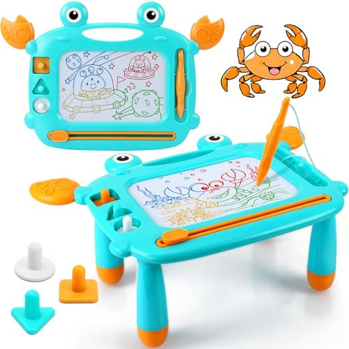 Tableau à Dessin Magnétique - Jouet Éducatif Licorne Pour Enfant de 1 à 3 Ans - Pour Fille et Garçon - Écriture et Apprentissage - Bébé 12 Mois et Plus