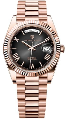 Pagani Design DD40 PD1783 Herren-Armbanduhr, Luxus-Automatikuhr, AR-Saphirglas, mechanische Armbanduhr, Herren, 10 bar, NH36A-Uhrwerk