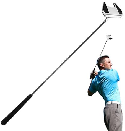 Golfschläger Putter Edelstahl Starter Golfschläger Anfänger Club für Männer Stehputter Groove Hitting Design Weiße Ziellinien Frauen Golfausrüstung