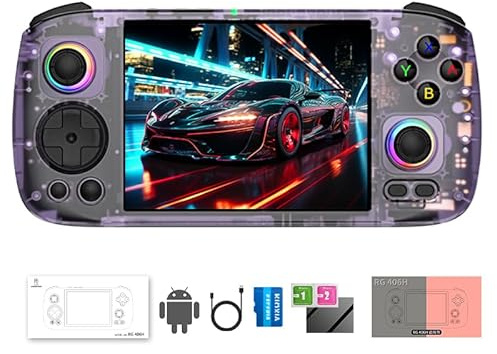 Retro Handheld Game Console, 4'' IPS Screen, Android 13, 128G Storage, 4783 Preinstalled Games, Supports 5G WiFi, Bluetooth, HDMI