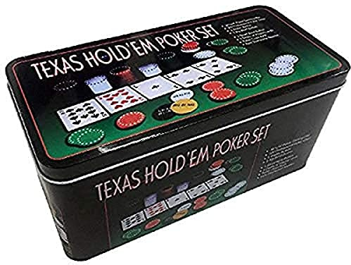 AK Sport 603013 Texas Hold'em Poker Set Noir