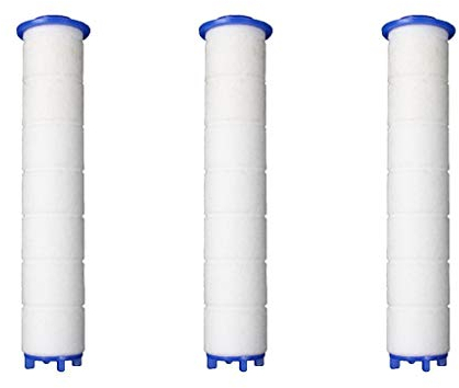 Hochdruck Duschbrause Duschkopf Handbrause 3 Fach verstellbar mit PP-Baumwollfilter antikalk filter (Ersatz PP-Baumwollfilter 3 Stück)