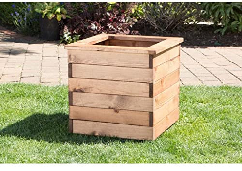 Charles Taylor Country Large Square Wooden Planter