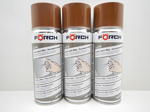 FÖRCH KUPFERBRAUN BRAUN KUPFER RAL 8004 LACK LACKSPRAY SPRAY SPRAYDOSE 400ML (3)