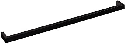 Handtuchhalter ATLANTA Länge 413 mm BA 400 mm schwarz matt brüniert für Wand- / Schrankmontage Handtuchstange Handtuchreling von SOTECH