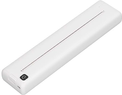 Termisk Bärbar Skrivare, 210/218 Mm Bluetooth-bläckfri Mobil Med 1000mAh Typ C Uppladdning för Hemmabruk, Iprint APP och IOS