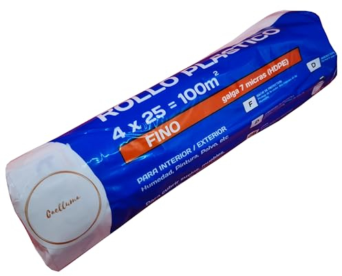 Telo Copritutto in Plastica Trasparente · Riutilizzabile e Riciclabile · Protezione per Pittura e Ristrutturazioni · Copertura Mobili e Pavimenti · Antimacchia · Facile da Tagliare