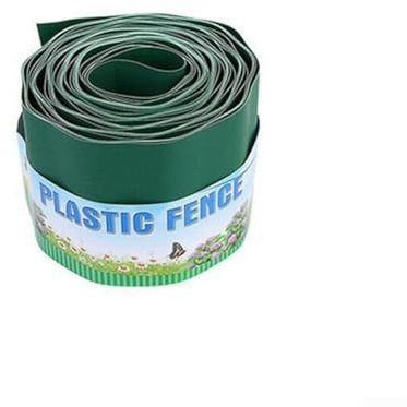 Valla flexible para bordes de césped, impermeable, elástica, mantiene el césped y los parterres separados, evita el crecimiento excesivo (10 cm x 9 m)