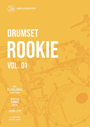 Drumset Rookie Vol. 01 (Guided Lessons Series)