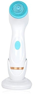 Ipetboom 1pezzi Spazzola Di Pulizia Del Viso in Gel Di Silice Strumento Per Pulizia Del Viso Ricarica Wireless Sicuro e Pulito Per Uso Quotidiano