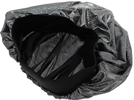 NIYANGLE Satin Badehaube für Damen Leicht und Tragbar für Reisen Wasserfeste Duschhaube zum Schlafen und Haare Binden Passt für Haarlängen und Dicken für Spa Baden Kochen und Putzen
