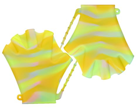 Gants de natation palmés pour femme Équipement imperméable en silicone pour exercice, entraînement, sport, piscine, natation