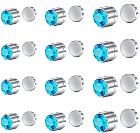 VCMART Anello Finto per Setto Nasale con Clip Non Forato in Acciaio Inossidabile Gioielli per Piercing Finto al Naso, Acciaio inossidabile