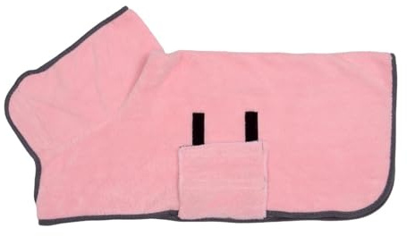 Hundhandduk Mikrofiberbadrock Med Snabbtorkande Egenskaper | Kattunge Grooming Hårtorkande Handduk För Husdjur Valpar Av Små Och Medelstora Raser Badrum Resor Pool Och