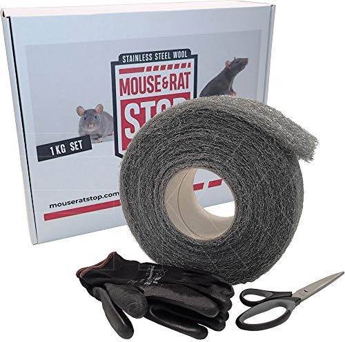 TEKKSTEEL Souris & rat Stop Laine d'acier - 1 kg