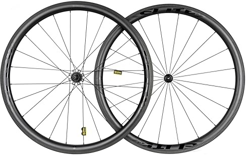 Carbon Wheelset 700C Rim Brake Cycling Wheels Road Bike Wheel 38mm Depth 28mm Width Tubeless Compatible Clincher