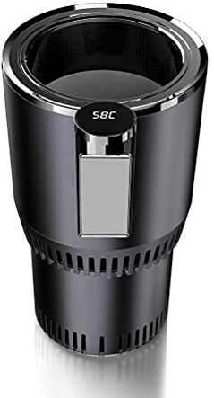 Chiyyak Auto Bevande Radiatore e Riscaldatore, Tazza di Raffreddamento e Riscaldamento Frigorifero Auto Portatile Elettrico Mini Raffreddatore Per Birra Acqua Bevande Latte