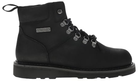 Harley-Davidson, stivali da moto Denway da uomo, 12,7 cm, colore nero o beige, D96248, Nero, 12 US