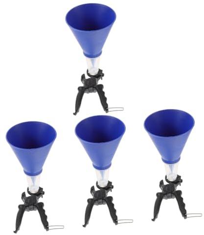 SOLUSTRE 4pièces Entonnoir à Huile Pour Automobile Entonnoir De Remplissage à Large Pour Carburant Et Huile Outil Pratique De Remplacement Pour Moteur Avec Filtre