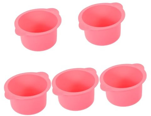 Beaupretty 5 Pièces machine à cire d'épilation bol chauffe-cire pour l'épilation fondre pot chauffe cire professionnel wax machine bougie parfumées cire epilation bol en silicone chauffe-cire