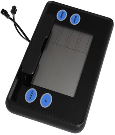 Rudermaschinen Tracker mit LCD Display für Heimfitness, Schwarz | Pp und Elektronische Komponenten, Kompakt Tragbar, Präzise Geschwindigkeitsmessung, 2 Aa Batterien nicht Enthalten