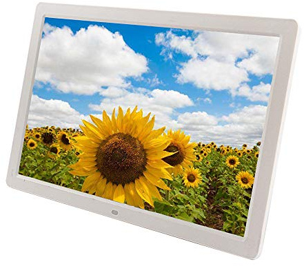 17-inch Digital Photo Frame Advertising Player Electronic Photo Album, Support Clock Calendar, Timer Switch Machine, Rolling Subtitles Function, Support MS/SD/MMC Card, with HDMI Input Interface Gif