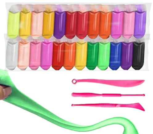 Modelliermasse-Set - Ultra Leichte Modelliermasse Für Kinder,Nicht Klebende Knete Mit Farbauswahl Für Kreativprojekte Zu Hause & In Der Schule