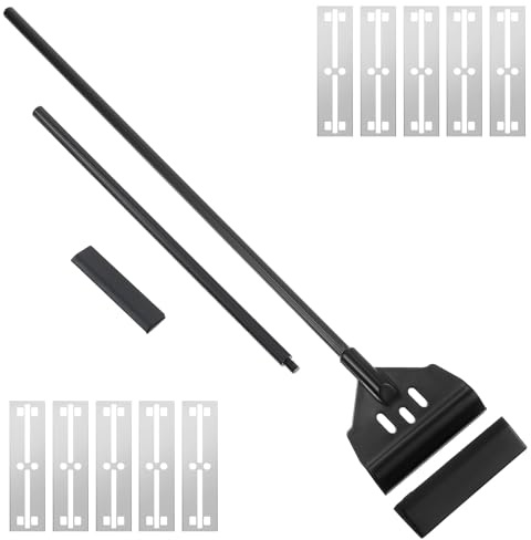 Prasacco Algae Scraper for Glass Aquariums, 21 Handheld Aquarium Scraper for Glass Tanks Fish Tank Algae Remover with 10 Replacement Tips Aquarium Cleaning Tools