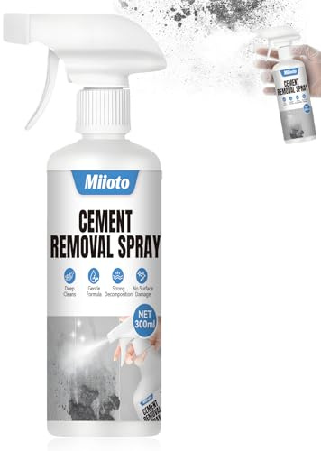 Zementschleierentferner für Fliesen, Betonlöser, Beton Entferner, Betonreiniger Entfernt Wirksam Hartnäckige, Entferner Extra Stark, Reiniger, Putzmittel, 300ML