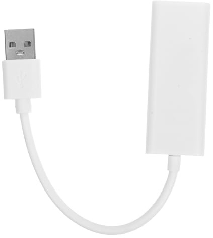 jojofuny Adaptador USB 2.0 a Ethernet Rj45, Tarjeta de Interfaz de Red Gigabit de Alta Velocidad, Convertidor USB a LAN 1000 Mbps para Portátil y Dispositivo Compatible