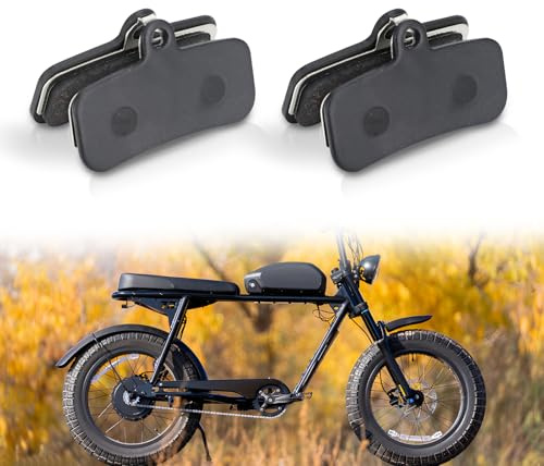 Plaquettes de Frein Moto 2 Pièces à Disque 4 Pistons pour Super73 E-Bike | Jeu de 2 Pièces, Frein à Disque 4 Pistons, Usage Vélo Électrique, Compatible avec Super73 R RX Mojave Blackout SE E-Bike