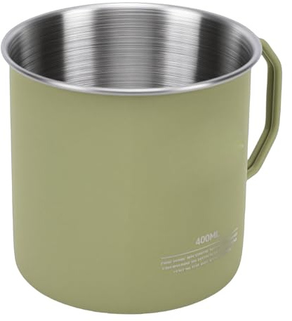 Funien Utomhus Vikbar Campingmugg 400ml Kapacitet Bärbar Vattenkopp med Bred Mun för Resor