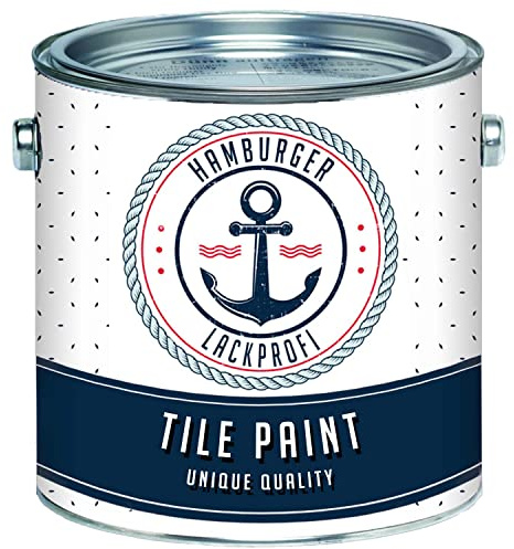 Hamburger Lack-Profi RAL 7031 - Pintura para baldosas resistente al agua, color gris, Gris