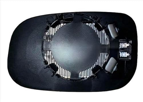 TYC 338-0041-1 Cristal de espejo retrovisor exterior asférico calefactable derecha