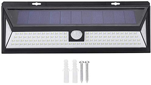 Applique Murale, Applique Murale Solaire, Détecteur de Mouvement Éclairage Extérieur de Sécurité de Jardin à LED à éNergie Solaire de Type A, Avec Capteur PIR + Contrôle de La Lumière