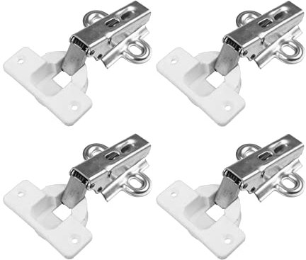Lot de 10 charnières de meuble - Charnière de placard - Charnière de pot - Pour cuisine, chambre à coucher, butée d'angle