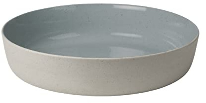 blomus Salatschüssel SABLO | Keramikschüssel | Größe L | Farbe Stone | handwerklicher Look