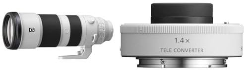 Sony SEL-200600G Objectif G 200-600 mm F5.6-6.3 & SEL-14TC Téléconvertisseur x1,4 Compatible avec Sony Monture E Objectif F 2.8 Noir