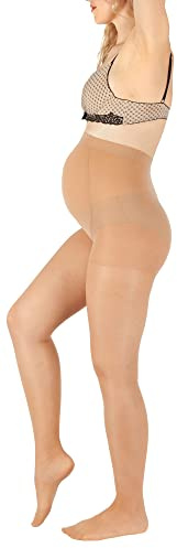 BANANALU Strumpfhose für Schwangere 40 Den S, M, L, XL Umstandsstrumpfhose